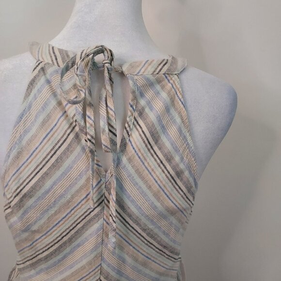 Andree By Unit Striped Halter Mini Dress - Picture 6 of 12